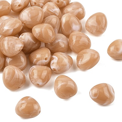 Opaque Acrylic Beads OACR-Z036-01B-03-1