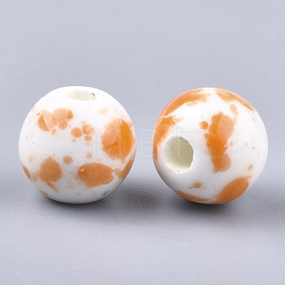 Handmade Porcelain Beads PORC-Q262-02M-1