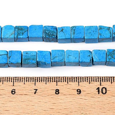 Natural Turquoise Beads Strands G-T139-6x6-10A-1