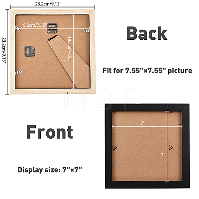 Wood Picture Frame DIY-BC0002-57B-1