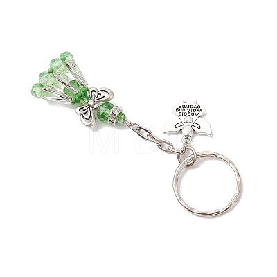 Glass Beaded Keychains KEYC-MZ00031-04-1