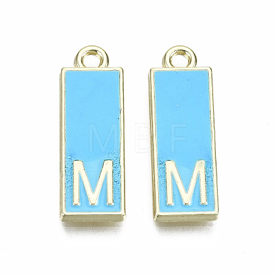 Alloy Enamel Pendants ENAM-T012-01M-RS-1