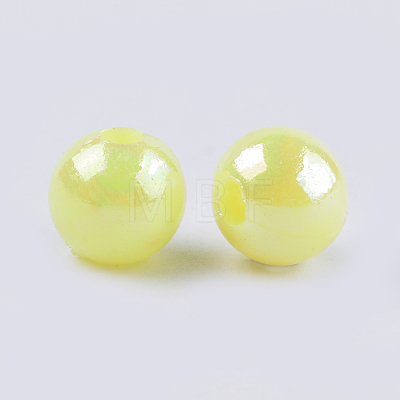 Opaque Acrylic Beads MACR-S296-90B-1