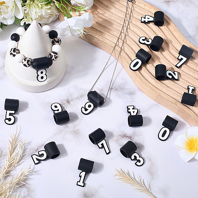 20Pcs 10 Styles Silicone Pendants SIL-SC0002-94-1