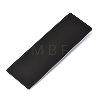 Plastic Blank Name Badge ID Tag with Iron Pins KY-D024-01A-1