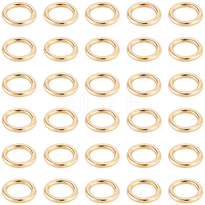 200Pcs 304 Stainless Steel Round Rings STAS-BBC0010-21B-1
