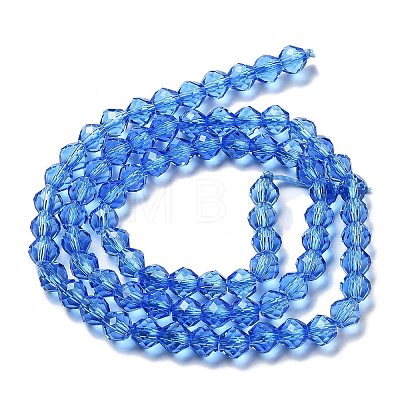 Transparent Glass Beads Strands GLAA-A014-03G-1