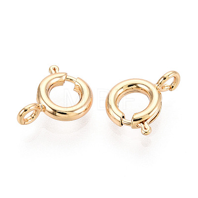 Brass Spring Ring Clasps KK-Q669-33G-1