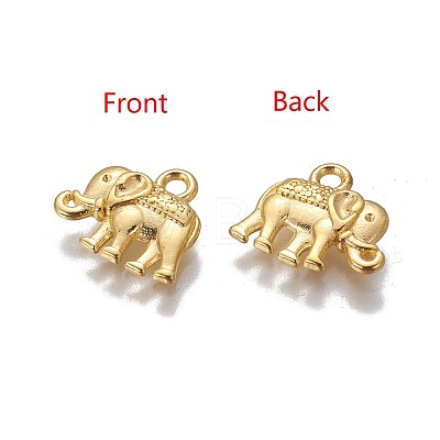 Tibetan Style Alloy Charms X-PALLOY-P220-01G-NR-1