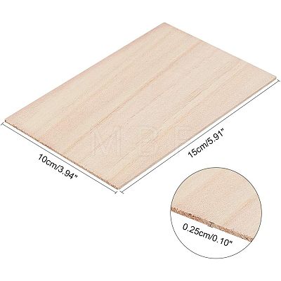 Olycraft Fortune Paulownia Wood Sheets DIY-OC0001-48-1