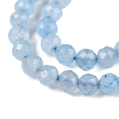 Natural White Jade Bead Strands X-G-R344-4mm-05-1