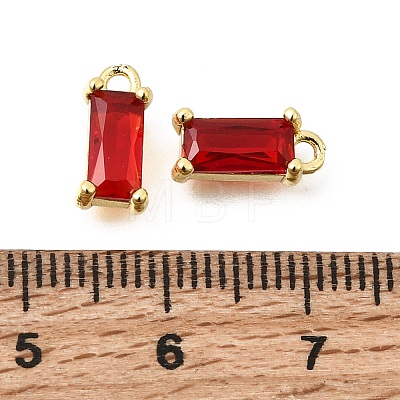 Brass Glass Pendants KK-Z156-02G-04-1