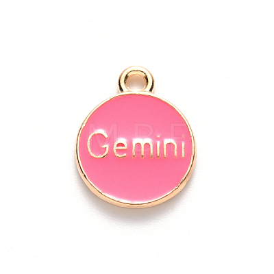 Alloy Enamel Pendants ENAM-S124-01A-03I-1