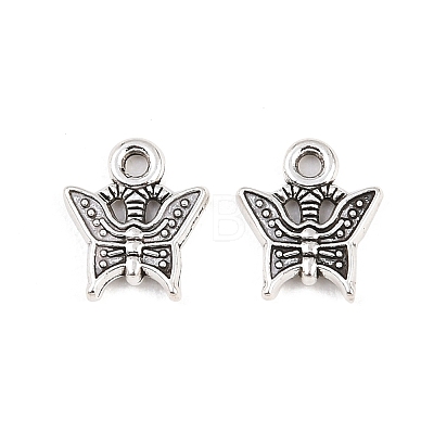 Tibetan Style Alloy Butterfly Charms PALLOY-A024-08AS-1