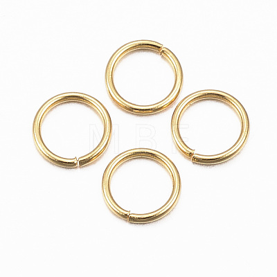 304 Stainless Steel Open Jump Rings X-STAS-H396-A-01G-1