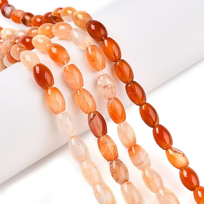 Dyed Natural Agate Beads Strands G-T141-15A-01-1