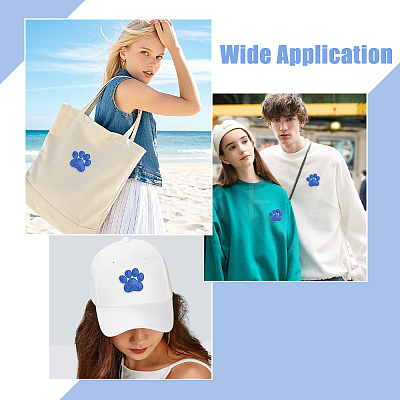 14Pcs Polyester Clohting Patches DIY-FH0011-06-1