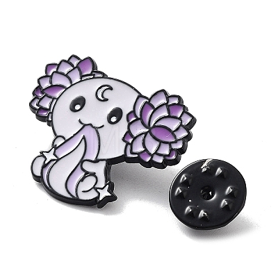 Axlotl Alloy Enamel Brooches JEWB-C029-03B-EB-1