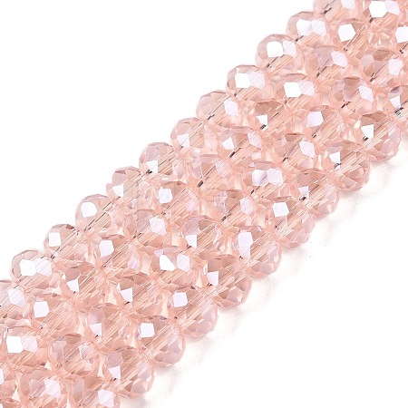 Electroplate Glass Beads Strands EGLA-A044-T6mm-A22-1