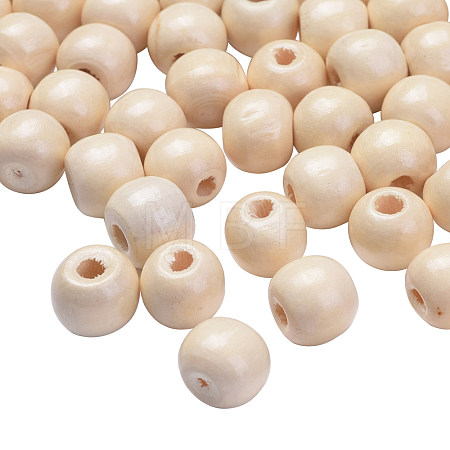 Natural Wood Beads TB10mmY-8-1