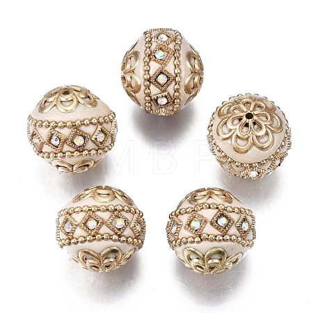 Handmade Indonesia Beads IPDL-E010-20-02-1