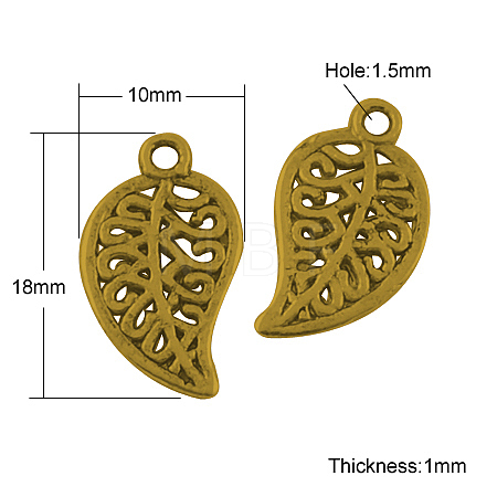Tibetan Style Alloy Pendants X-TIBEP-20336-AG-RS-1