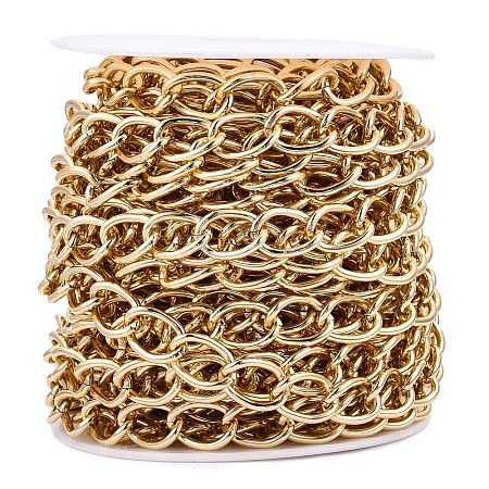 Aluminium Curb Chains CHA-T001-39G-1