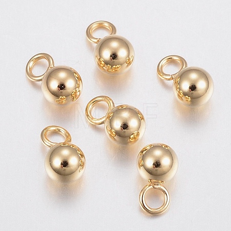 304 Stainless Steel Sphere Charms X-STAS-H436-67-3mm-1