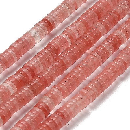 Cherry Quartz Glass Beads Strands G-G175-N16-01-1