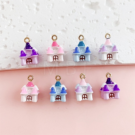 Alloy Enamel Pendants ENAM-A012-07G-1