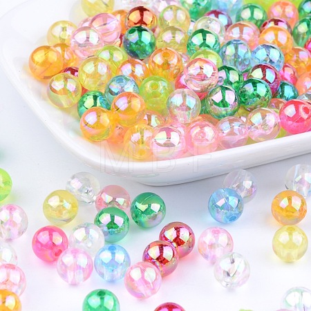 Eco-Friendly Transparent Acrylic Beads PL734M-1