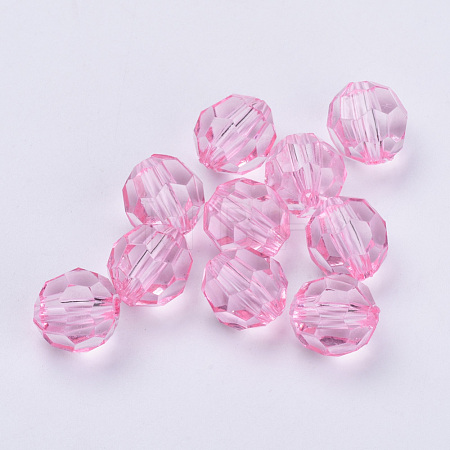 Transparent Acrylic Beads TACR-Q257-10mm-V03-1