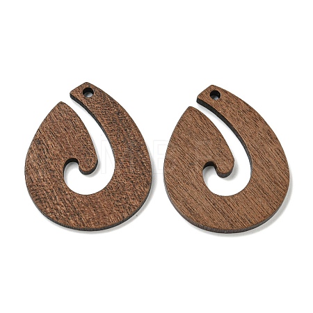 Walnut Wooden Pendants FIND-B042-21I-1