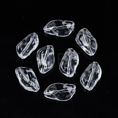 Transparent Acrylic Beads TACR-N009-38-1