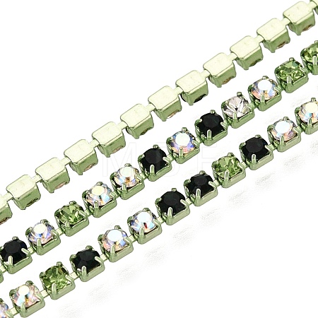 Iron Rhinestone Cup Chains CH-Q006-02A-04-1