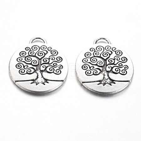 Tibetan Style Alloy Enamel Pendants Setting TIBEP-3395-AS-NR-1