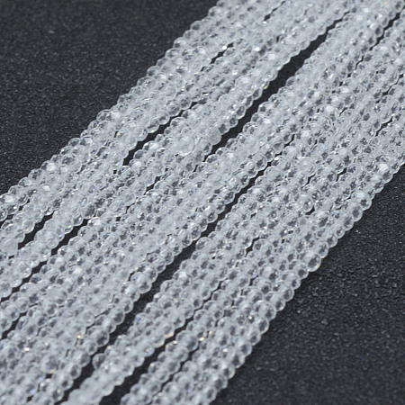 Transparent Glass Beads Strands X-EGLA-J144-NA10-1