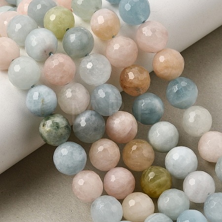 Natural Morganite Beads Strands GG-CBA0166-A01-10mm-1