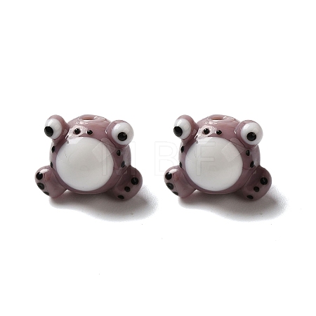 Handmade Lampwork Beads Strands LAMP-Z010-02F-1