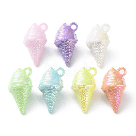 UV Plating Rainbow Iridescent Pendants OACR-A029-14-1