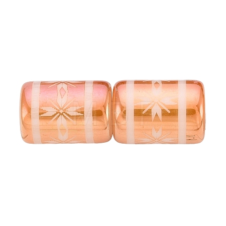 Electroplate Glass Beads EGLA-Q137-01A-K01-1
