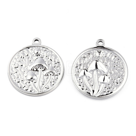 Non-Tarnish 201 Stainless Steel Pendants STAS-N098-143P-1