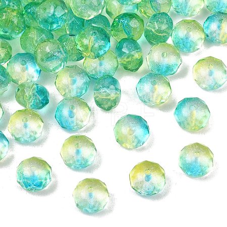 Two-Tone Transparent Acrylic Beads AC-CBAE44E-01A-01-1