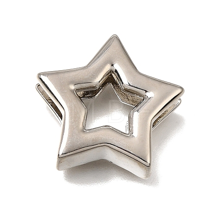 Brass Slide Charms KK-CBAEEA8-07P-1