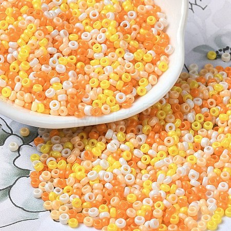 Baking Paint Glass Seed Beads SEED-P006-03A-22-1