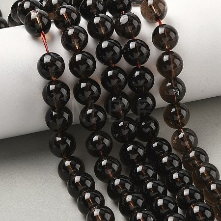 Natural Smoky Quartz Beads Strands G-C265-A01-10mm-01-1