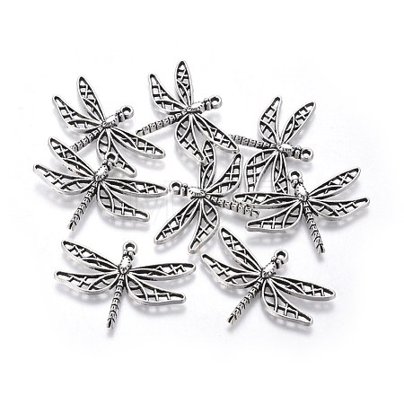 Tibetan Style Alloy Pendants X-TIBEP-A12-3725-AS-FF-1