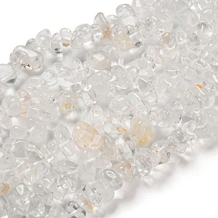 Natural Quartz Crystal Chip Beads Strands X-G-M205-01A-1