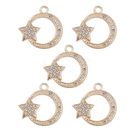 Alloy Rhinestones Pendants FIND-YW0002-01-1