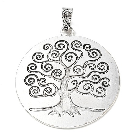 Tibetan Style Alloy Big Pendants AL-CBACA42-11AS-1